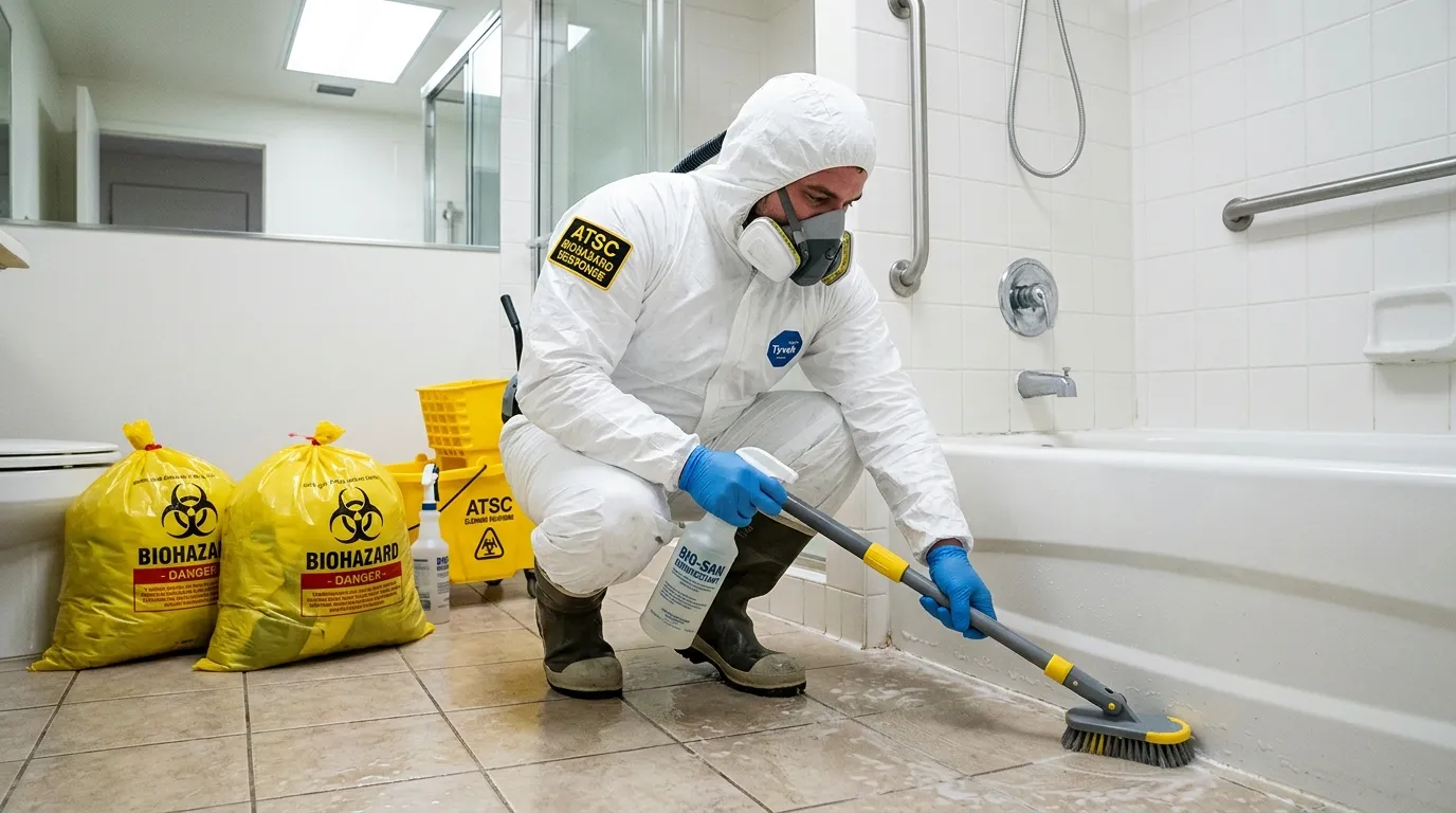 Decontamination equipment deployed for Blood Cleanup in Eagle Mountain